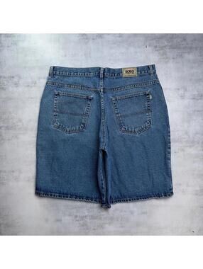 Y2K Blue Solo Grunge Baggy Skater Denim Jorts